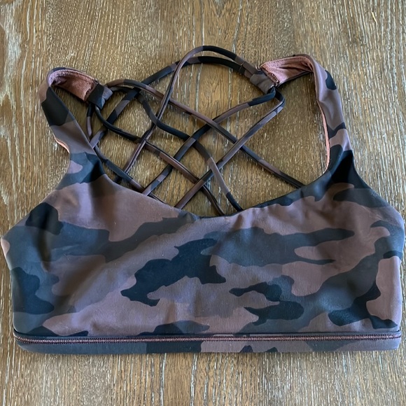 lululemon athletica Tops - Camo Free 2 Be Lululemon Bra